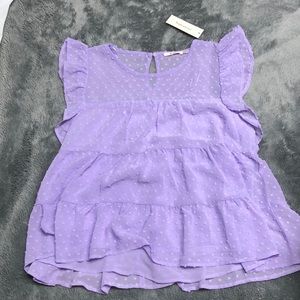 Francesca’s boutique. NWT Size Medium “mi ami” brand blouse.